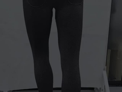 Sport vrouwen naadloze leggings hoge taille buikcontrole zwart polyester